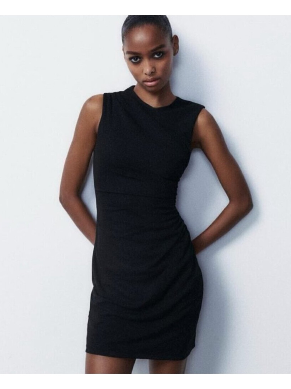 Zara Ruched Drape Dress